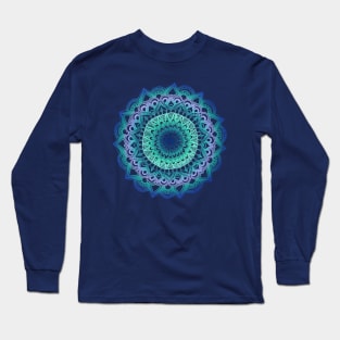 Deep Forest Flower Long Sleeve T-Shirt